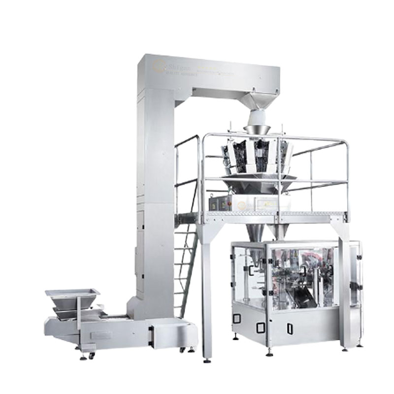 Assemble Line Multi-head Weigher Packaging Machine System