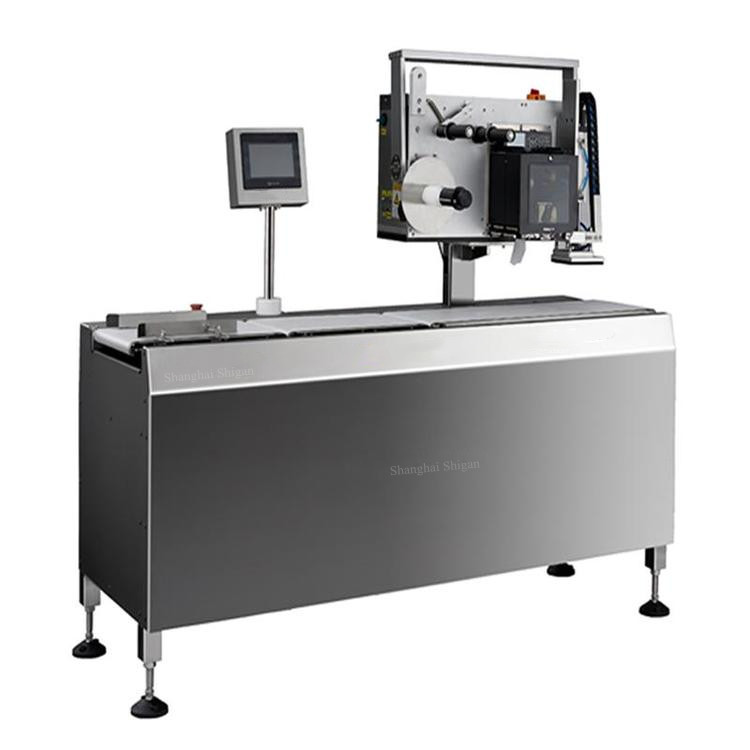 Online Digital Checkweigher Labeling Machine Combo