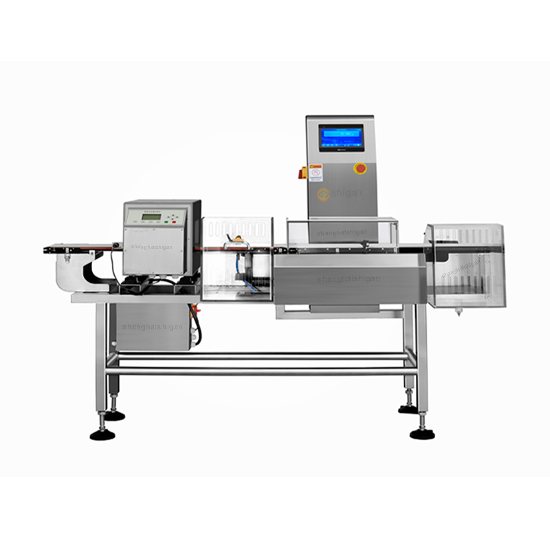 Food Combination Checkweigher With Metal Detector Combo
