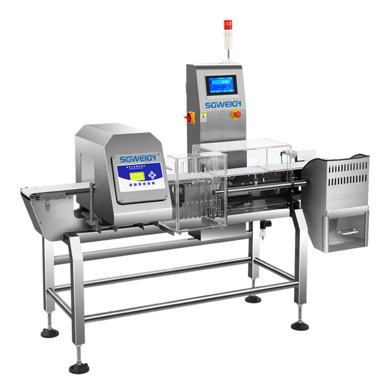 High Speed Boxed Checkweigher Metal Detector Combo