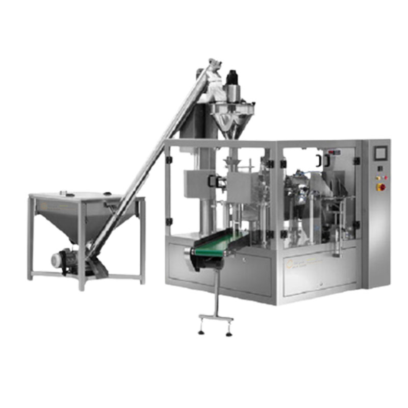 Coating Powder Spiral Packaging Machine, Chemical Industry Weighing Packing Sealing Machine