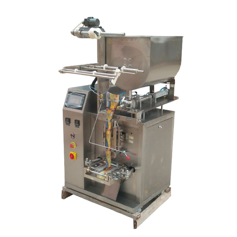 Sauce Semi-Fluid Automatic Weighing Packaging Machine, Three-Side Sealing Vertical Packing Machine