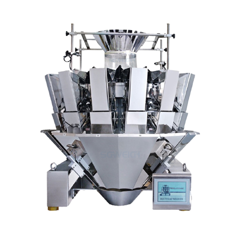 Food Production Line Multihead Weigher, Industrial Smart Multihead Weighing Machine Manufacture Tokyo
