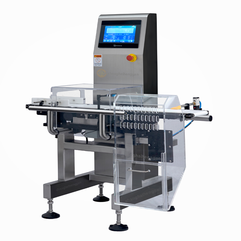 Dynamic Automatic Non-falling Bottle Checkweigher Machine, Checkweigher With Clamping Conveyor Supply