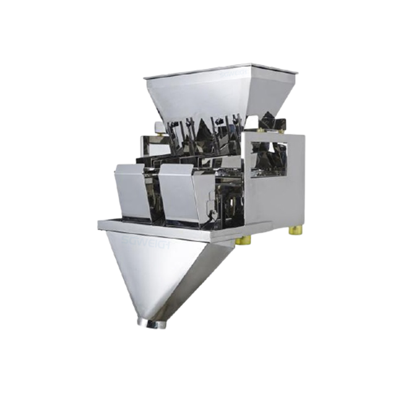 1 Kg Pasta Smart Weighing Linear Weigher Packaging Assembly Line 2 Head Linear Weigher Supply Cheap Price